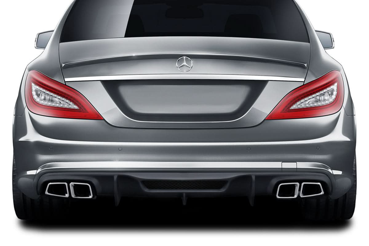 2012-2018 Mercedes W218 CLS63 AF-1 Style Rear Diffuser - FRP