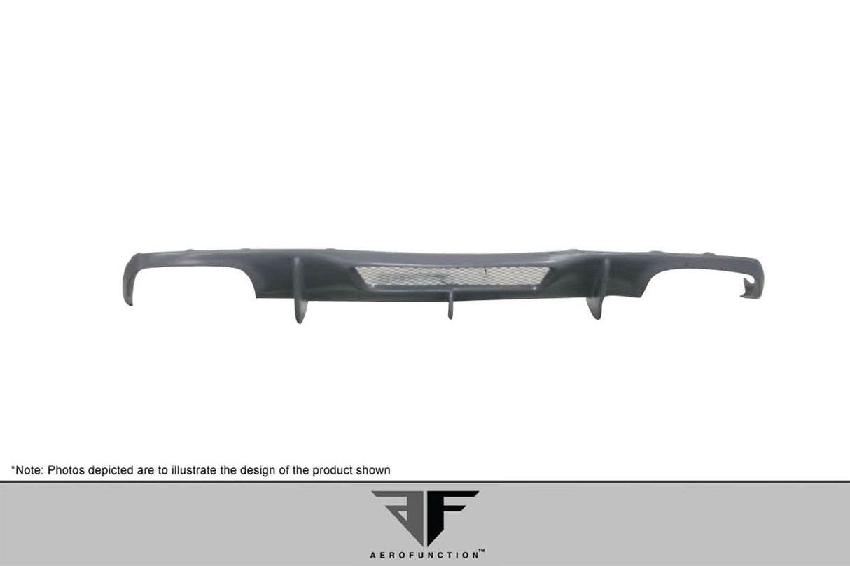 2012-2018 Mercedes W218 CLS63 AF-1 Style Rear Diffuser - FRP