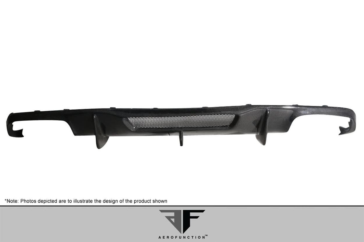 2012-2018 Mercedes W218 CLS63 AF-1 Style Rear Diffuser - Carbon Fiber