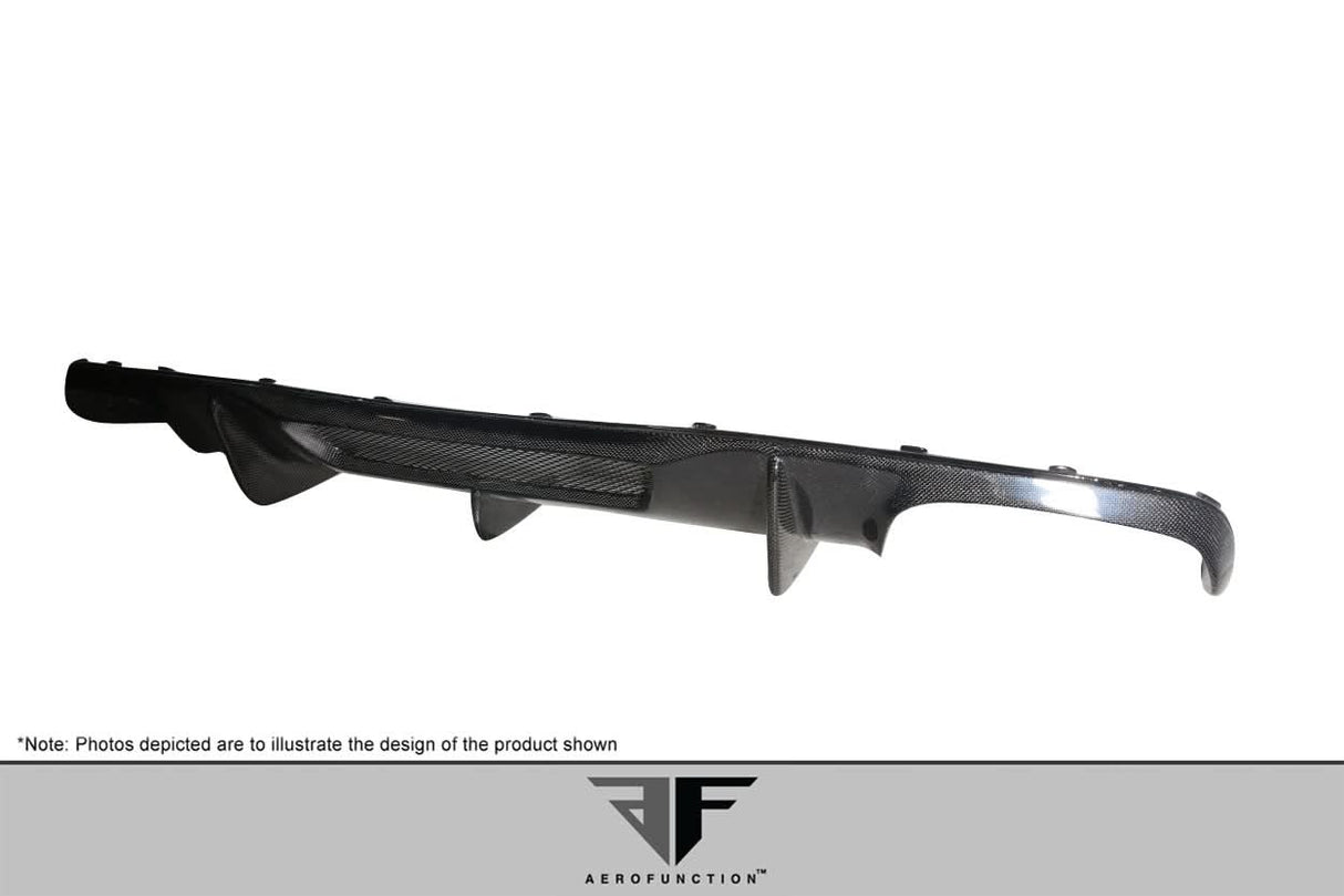2012-2018 Mercedes W218 CLS63 AF-1 Style Rear Diffuser - Carbon Fiber