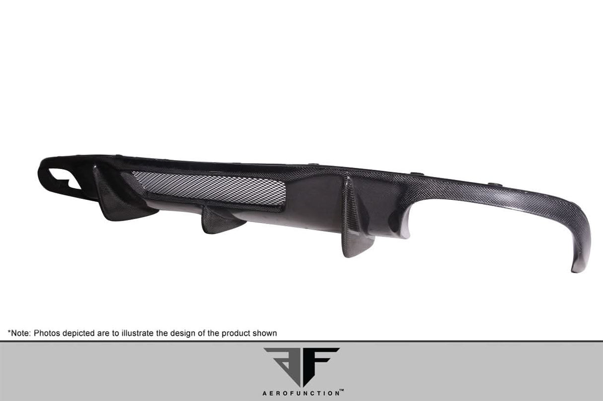 2012-2018 Mercedes W218 CLS63 AF-1 Style Rear Diffuser - Carbon Fiber