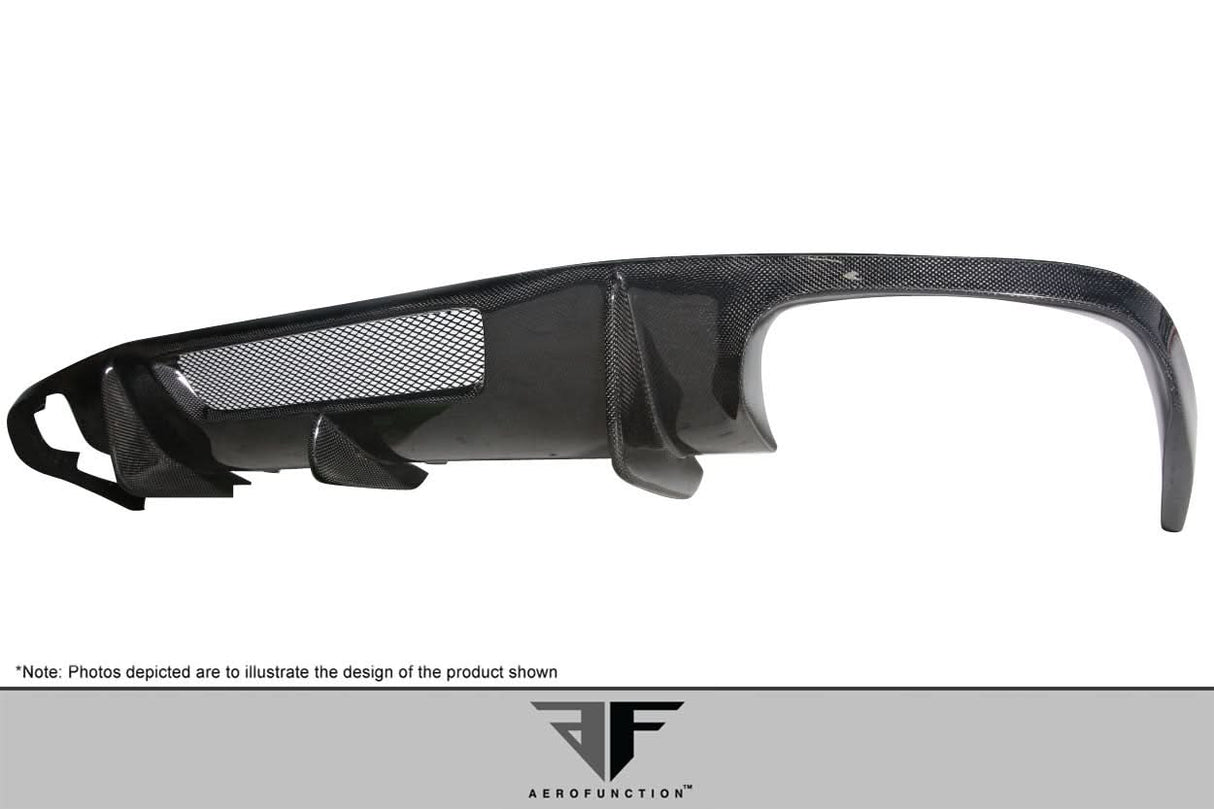 2012-2018 Mercedes W218 CLS63 AF-1 Style Rear Diffuser - Carbon Fiber