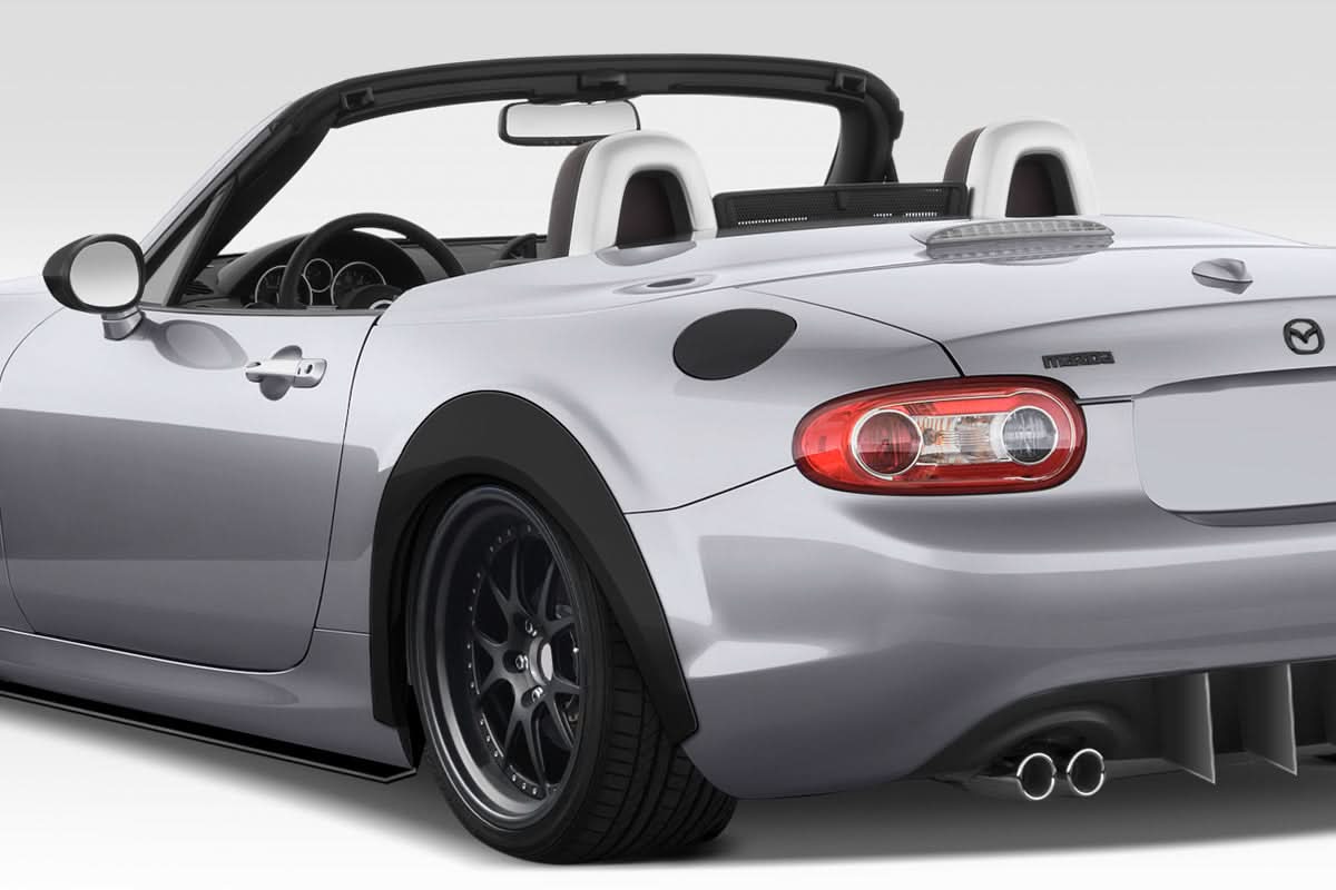 2006-2015 Mazda Miata Super20 Look Rear Fender Flares - 2 Piece - FRP