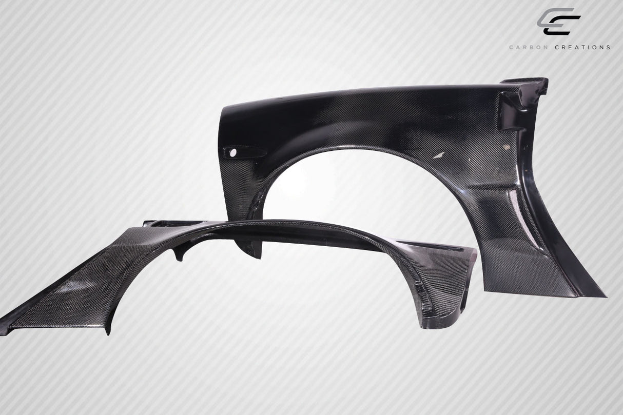 2005-2013 Chevrolet Corvette C6 Carbon Creations ZR1 Look Rear Fenders - 2 Piece