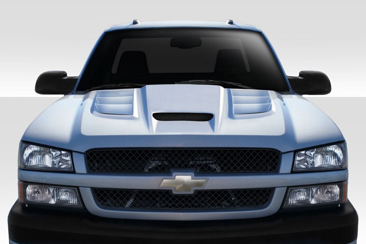 2003-2004 Chevrolet Silverado 2500 Viper Look Hood - 1 Piece - FRP