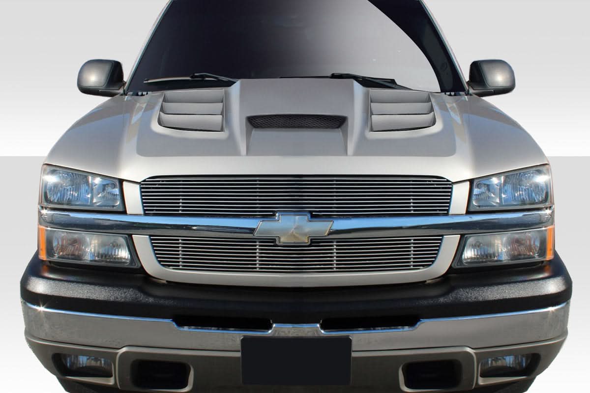 2002-2006 Chevrolet Avalanche Viper Look Hood - 1 Piece - FRP