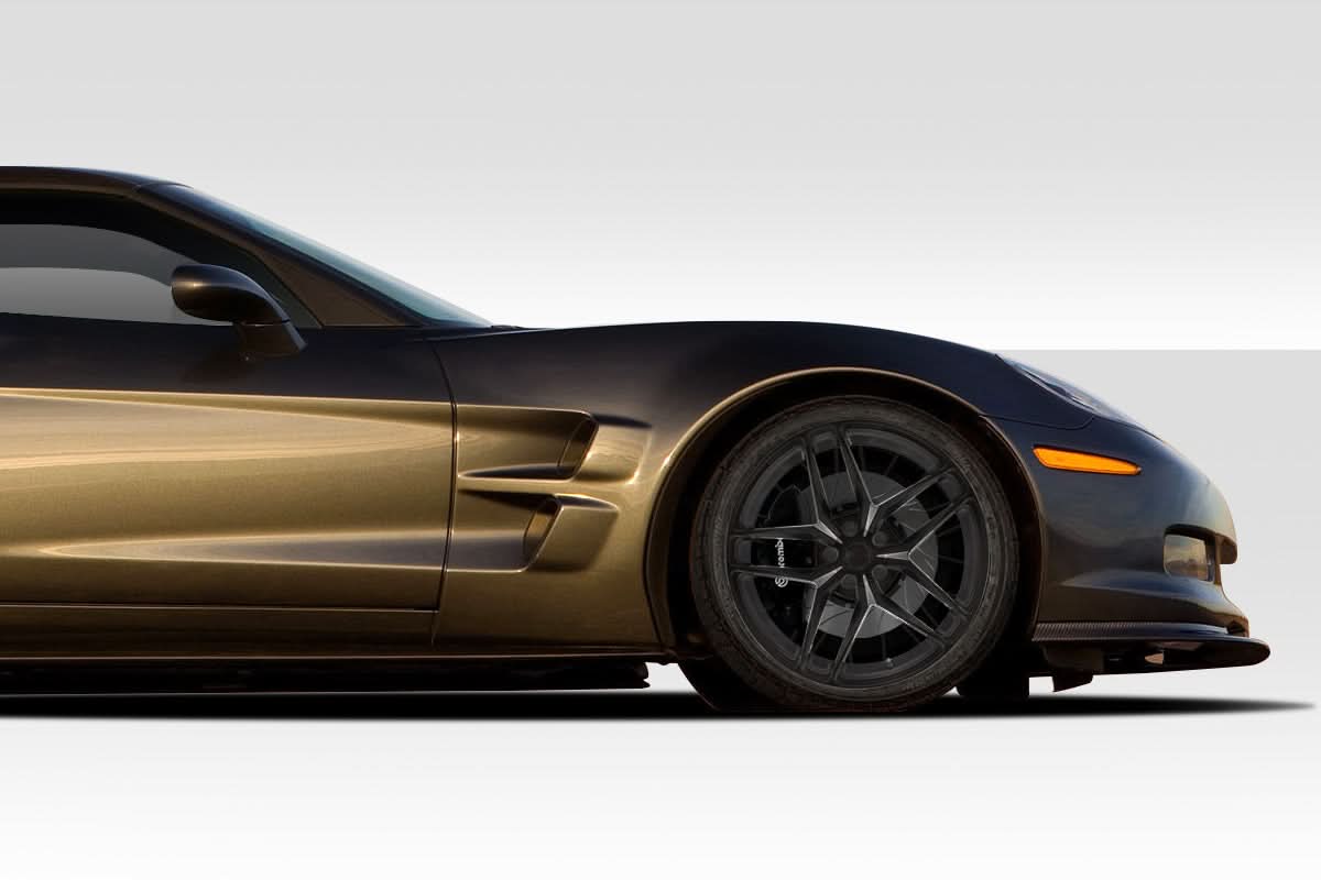 2005-2013 Chevrolet Corvette C6 ZR1 Look Front Fenders - 2 Piece - FRP