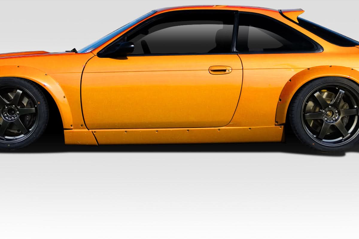 1995-1998 Nissan 240SX S14 RBS V2 Style Wide Body Side Skirts - FRP