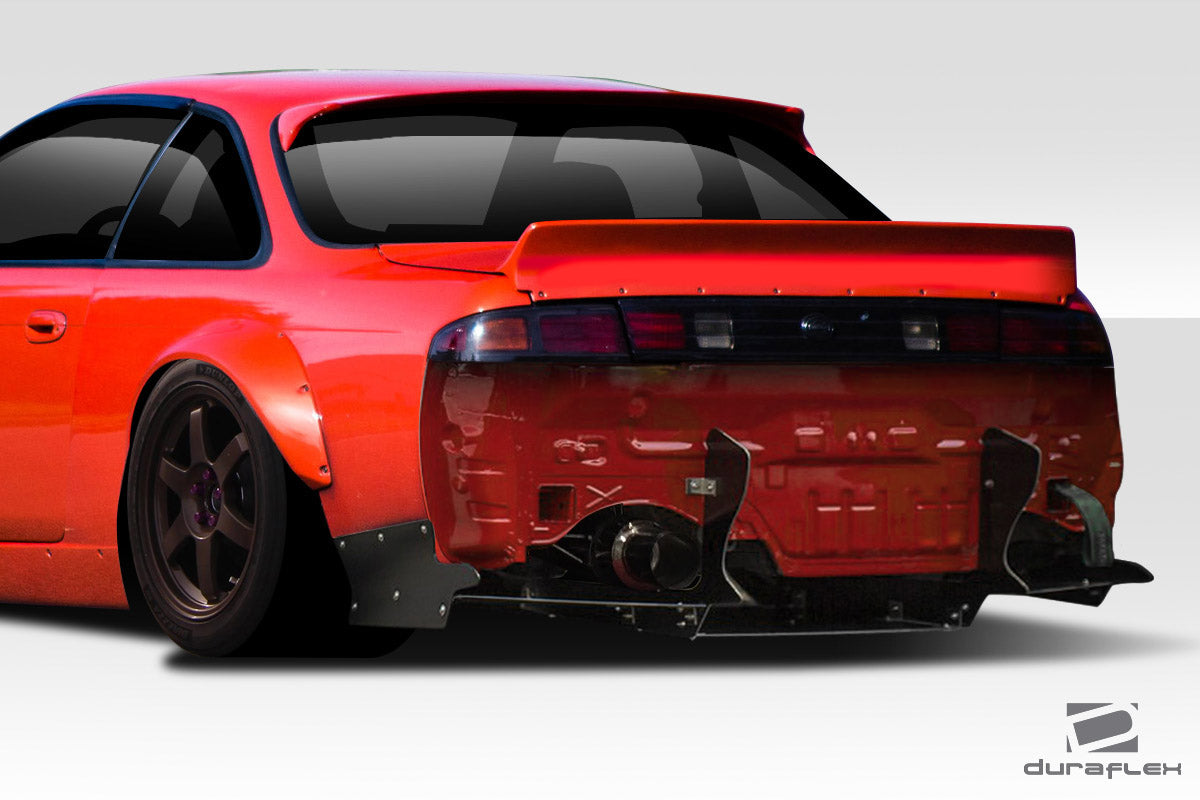 1995-1998 Nissan 240SX RBS V2 Wide Body Style Rear Diffuser - FRP
