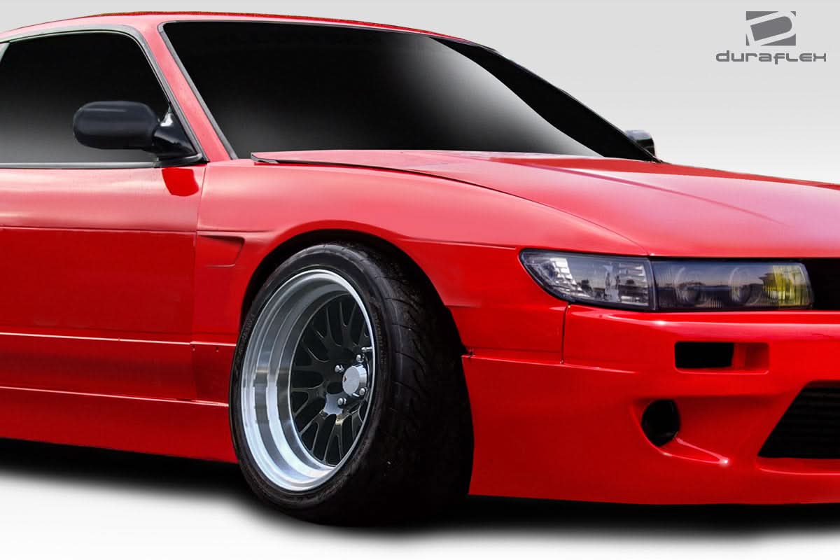 1989-1994 Nissan Silvia S13 RBS V1 Style 30mm Front Fenders - FRP