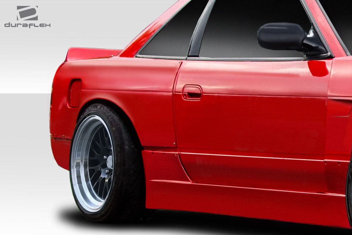 1989-1994 Nissan 240SX S13 RBS V1 Style 30mm Rear Fenders - FRP