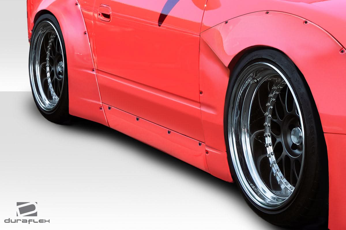1989-1994 Nissan 240SX S13 RBS V3 Style Side Skirts - FRP