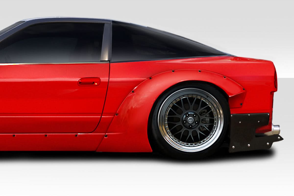 1989-1994 Nissan 240SX S13 HB RBS V3 Style Rear Fender Flares - FRP