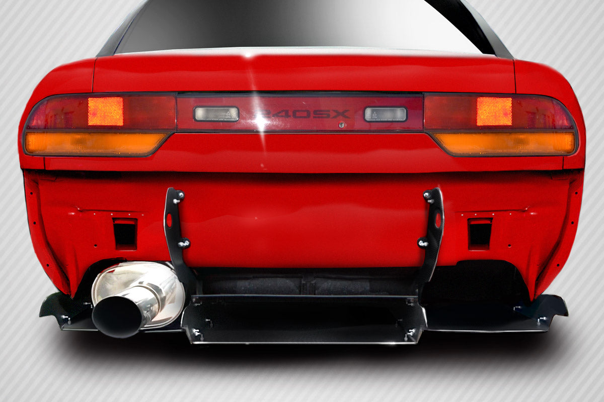 1989-1994 Nissan 240SX S13 HB RBS V3 Style Rear Diffuser - Carbon