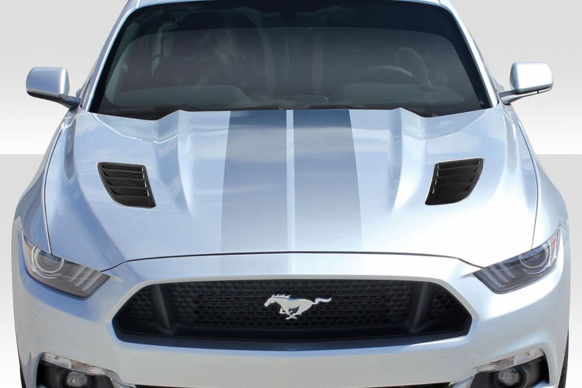 2015-2017 Ford Mustang R-Spec Style Hood Vents - 2 Piece - FRP