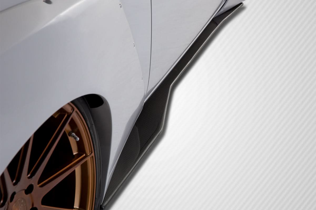 2008-2023 Dodge Challenger Circuit Style Side Splitter - Carbon Fiber