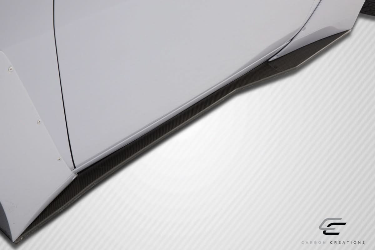 2008-2023 Dodge Challenger Circuit Style Side Splitter - Carbon Fiber