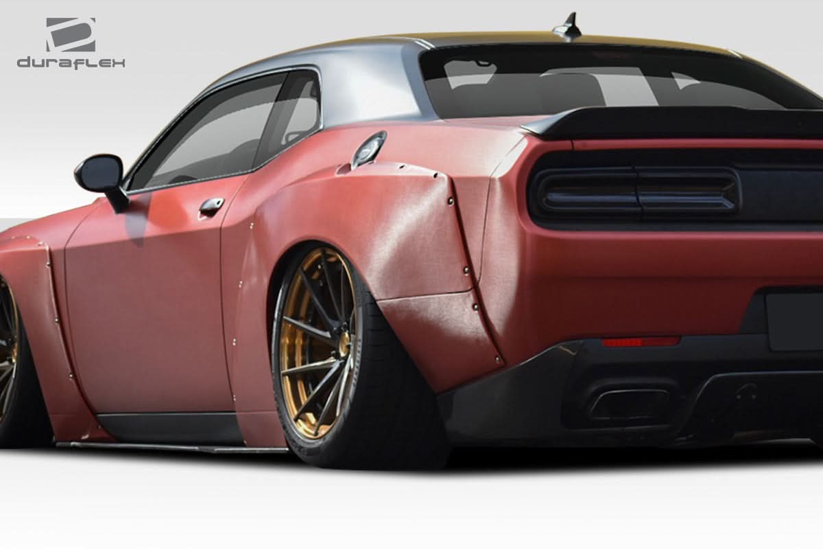 2008-2023 Dodge Challenger Circuit Style Rear Fenders - 4 Piece - FRP