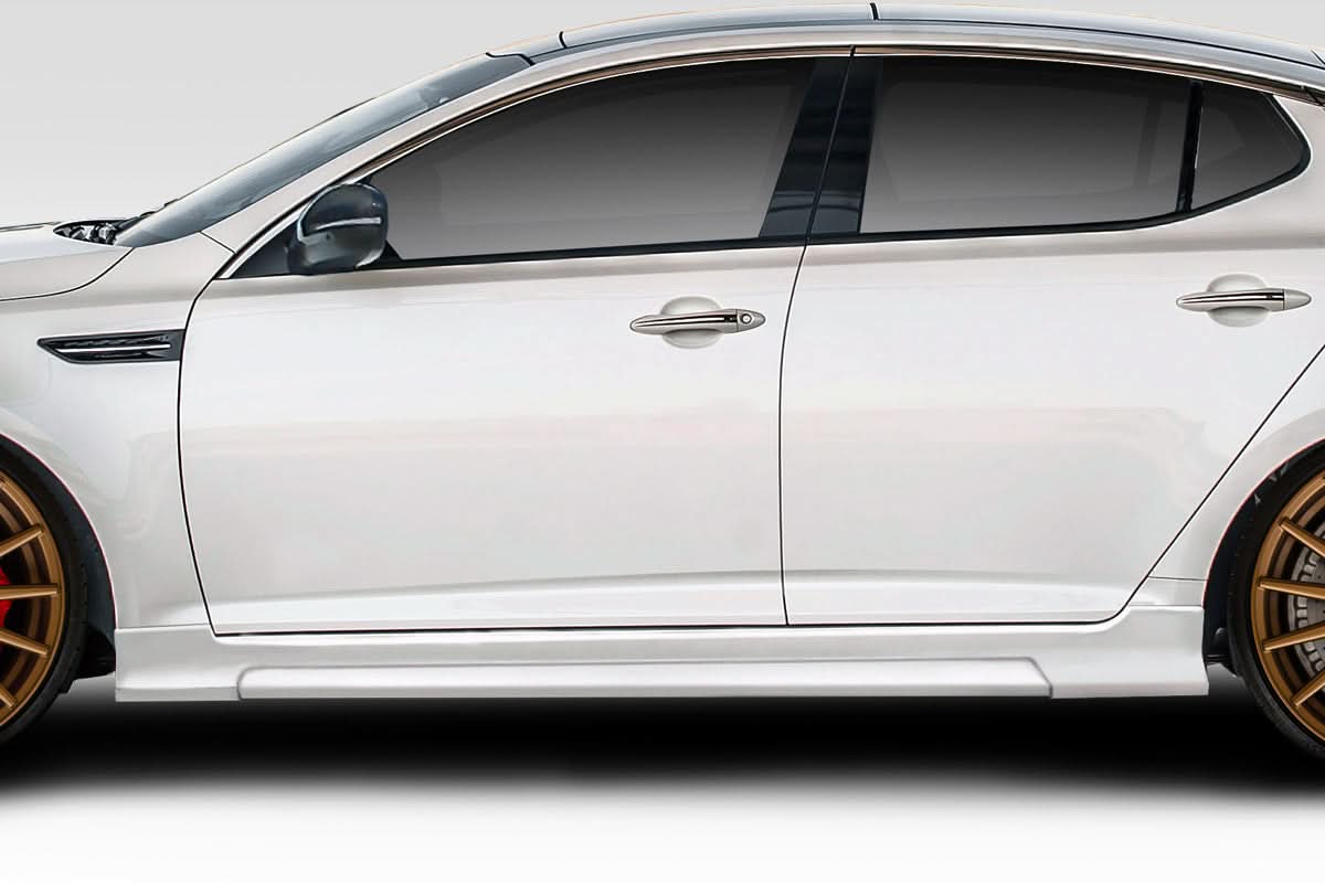 2010-2013 Kia Optima N Design Style Side Skirts - 2 Piece - FRP