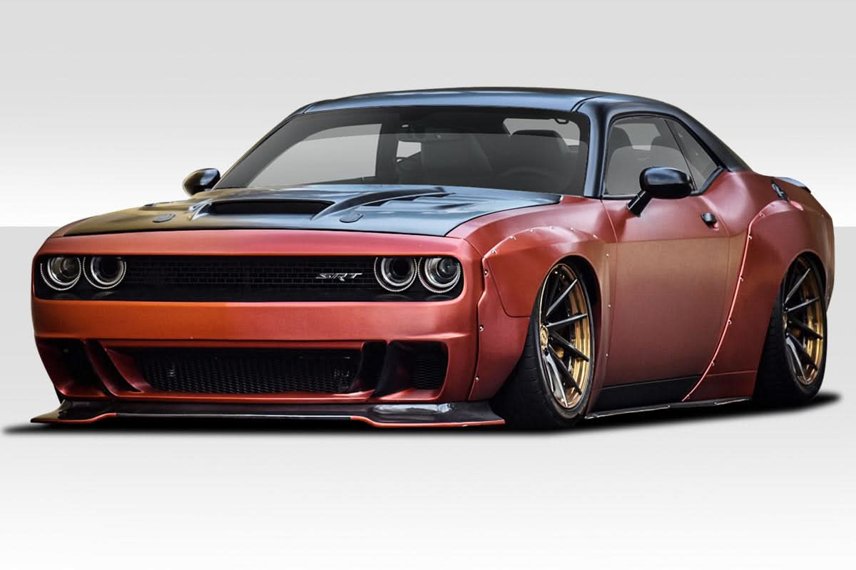 2008-2023 Dodge Challenger Circuit Style Body Kit - 8 Piece - FRP