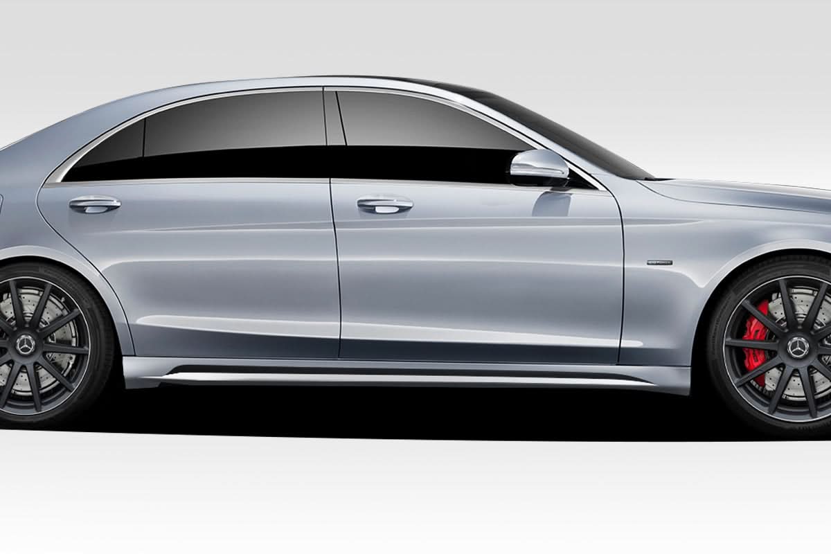 2014-2020 Mercedes S Class W-1 Style Side Skirts - FRP