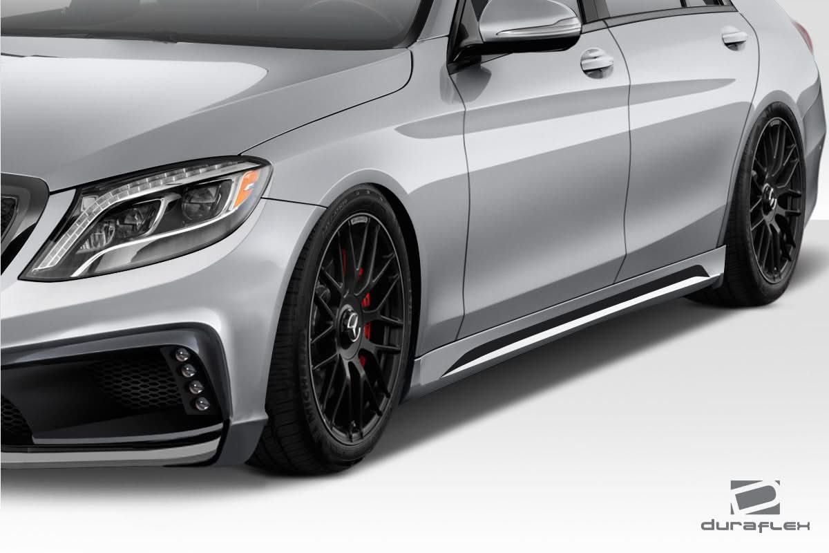 2014-2020 Mercedes S Class W-1 Style Side Skirts - FRP