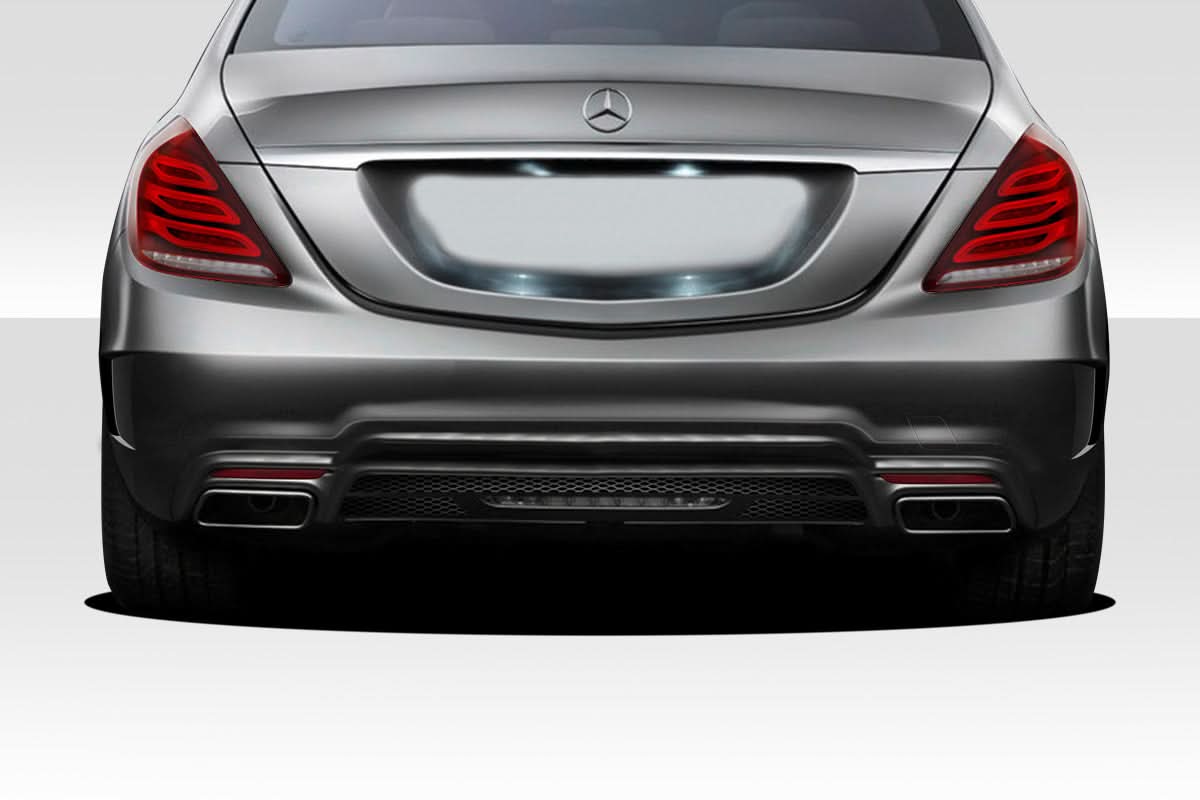 2014-2020 Mercedes S Class W-1 Style Rear Bumper - FRP
