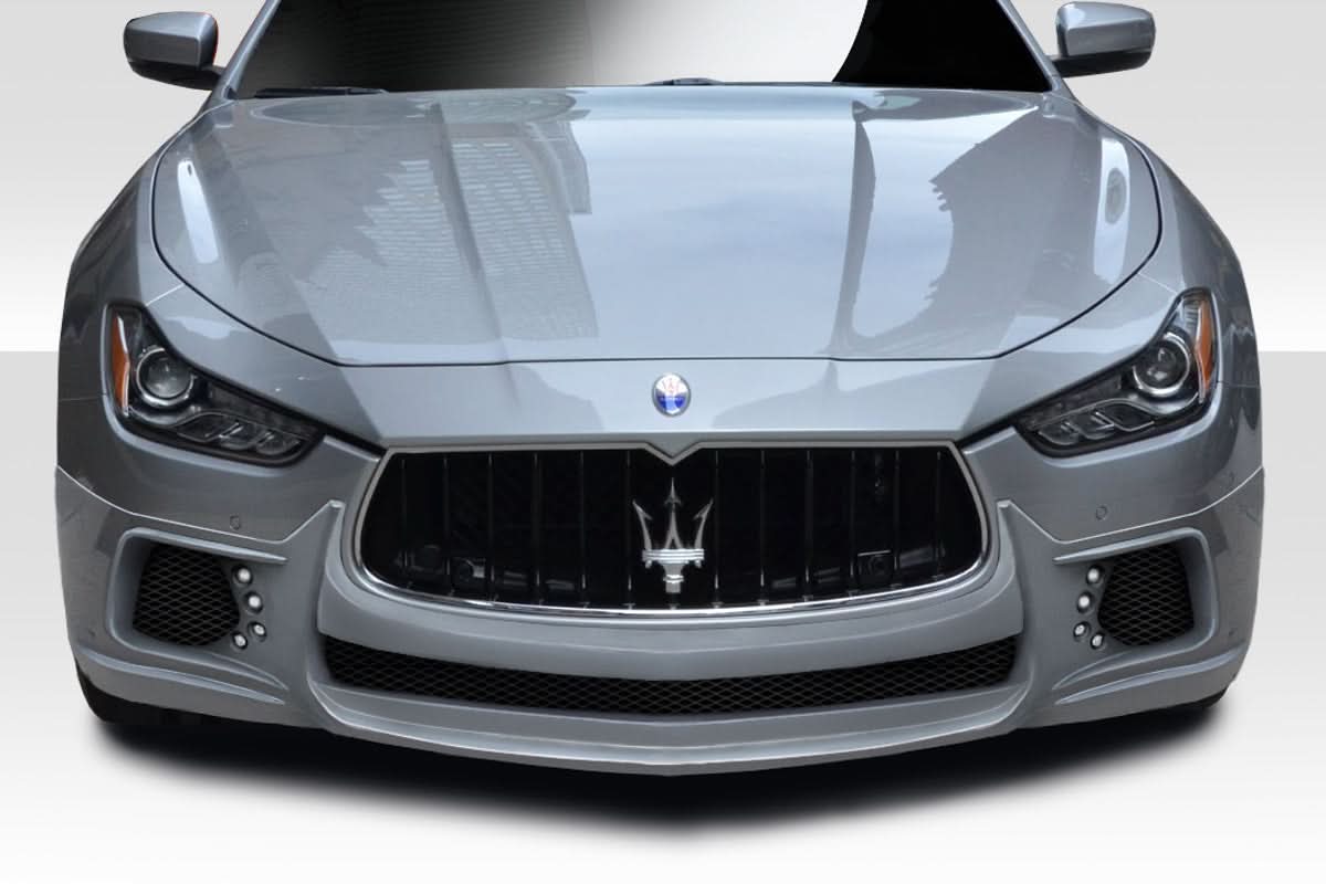 2014-2017 Maserati Ghibli W-1 Style Front Lip Spoiler - FRP