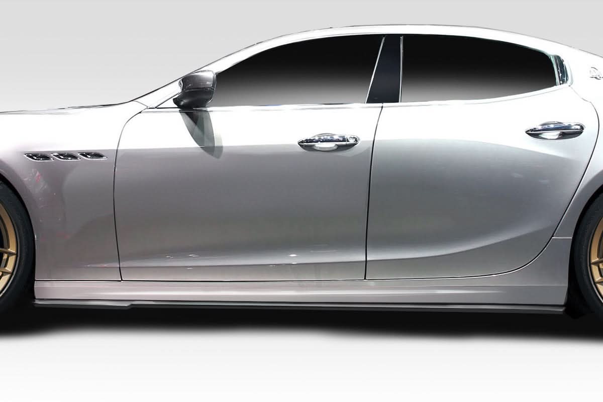 2014-2023 Maserati Ghibli W-1 Style Side Skirts - 2 Piece - FRP