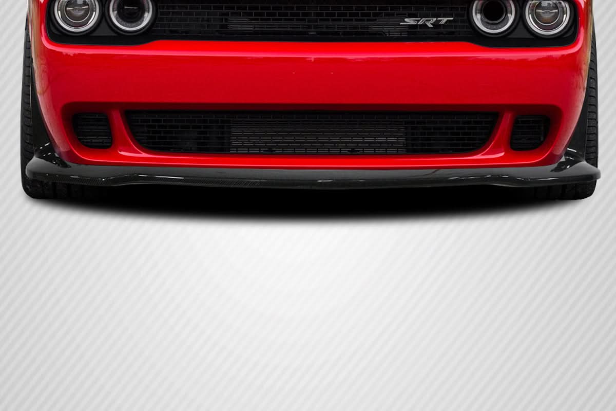 2008-2023 Dodge Challenger Hellcat Look Front Lip - Carbon Fiber