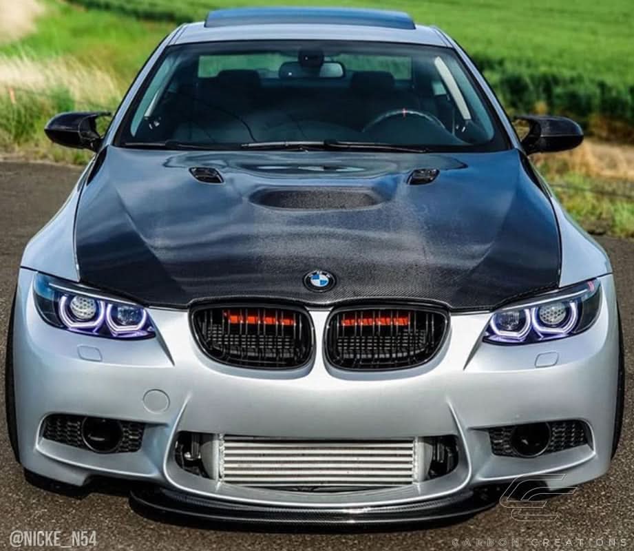 2007-2010 BMW 3 Series M3 Look Hood - Carbon Fiber