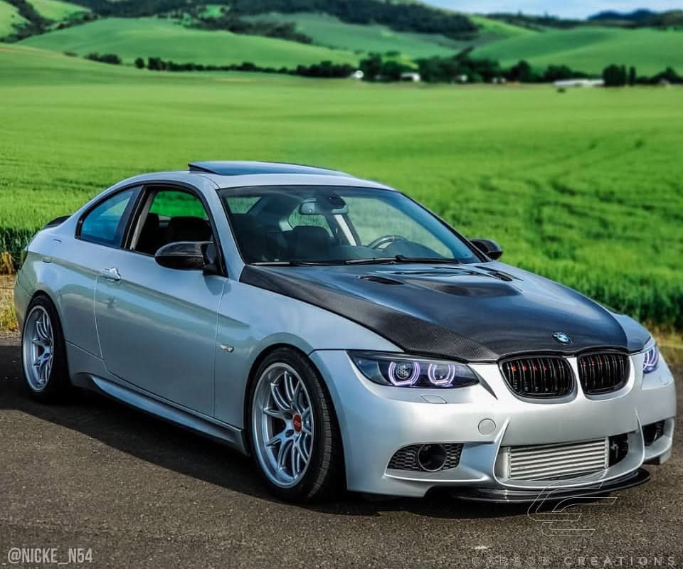2007-2010 BMW 3 Series M3 Look Hood - Carbon Fiber