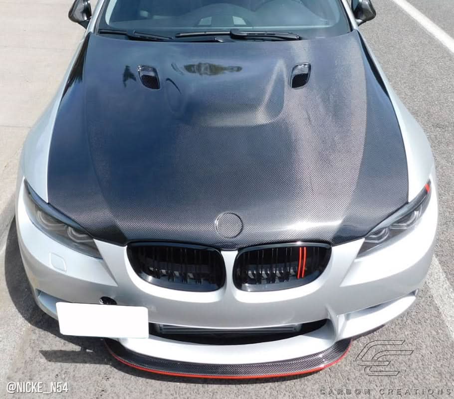 2007-2010 BMW 3 Series M3 Look Hood - Carbon Fiber