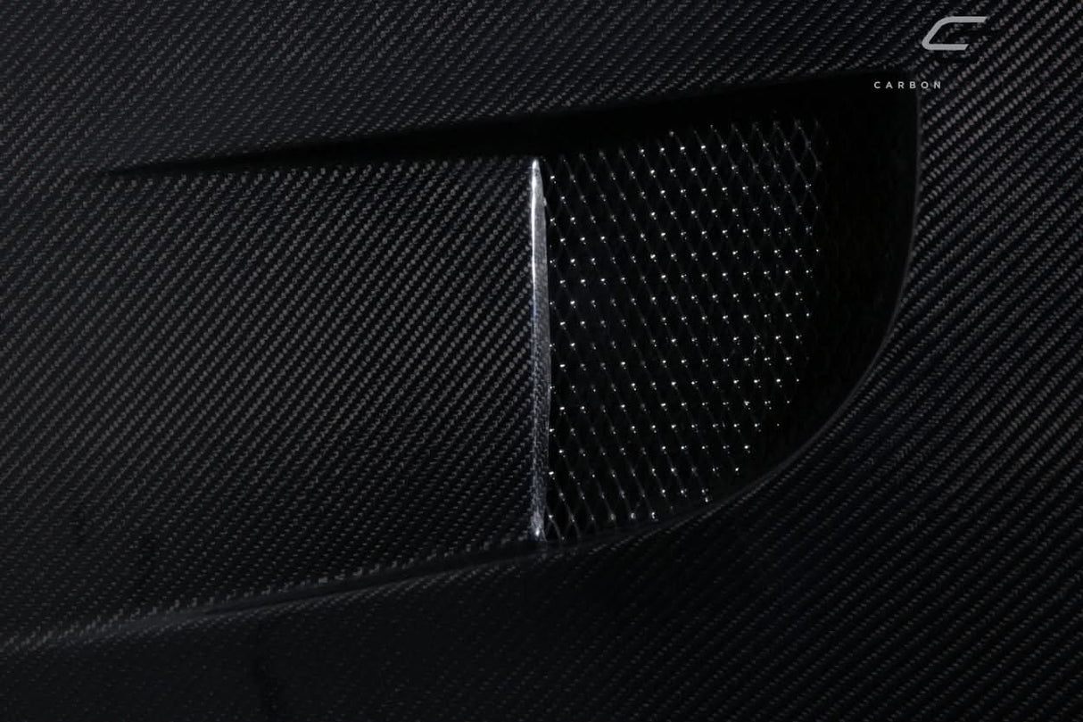 2011-2016 BMW 5 Series F10 Craze Style Hood - Dry Carbon Fiber