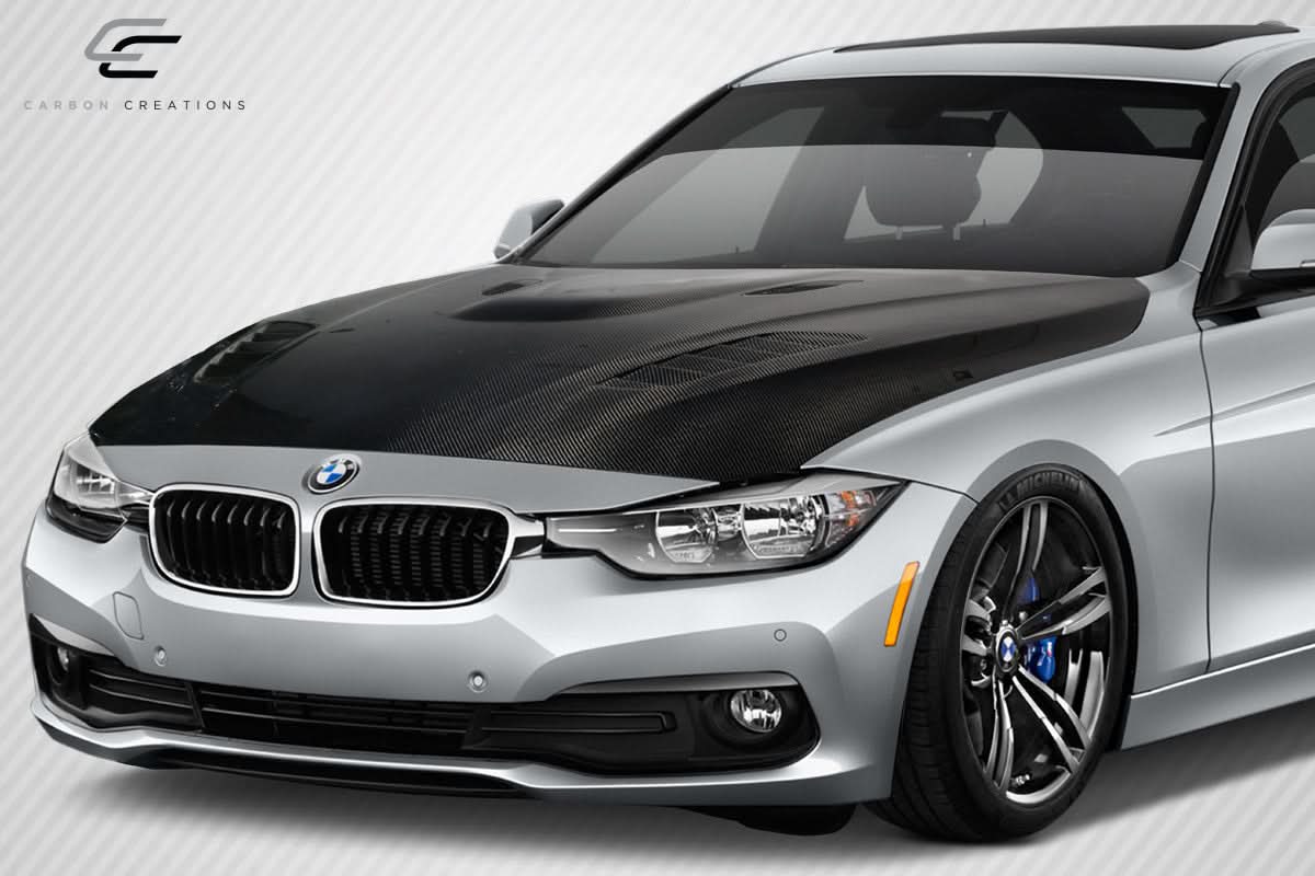 2012-2018 BMW 3 Series F30 / 2014-2020 4 Series F32 Victory Style Hood - Dry Carbon