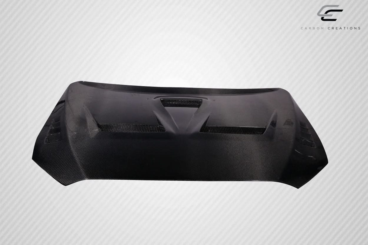 2008-2017 Mitsubishi Lancer DriTech Race Style Hood - Carbon Fiber