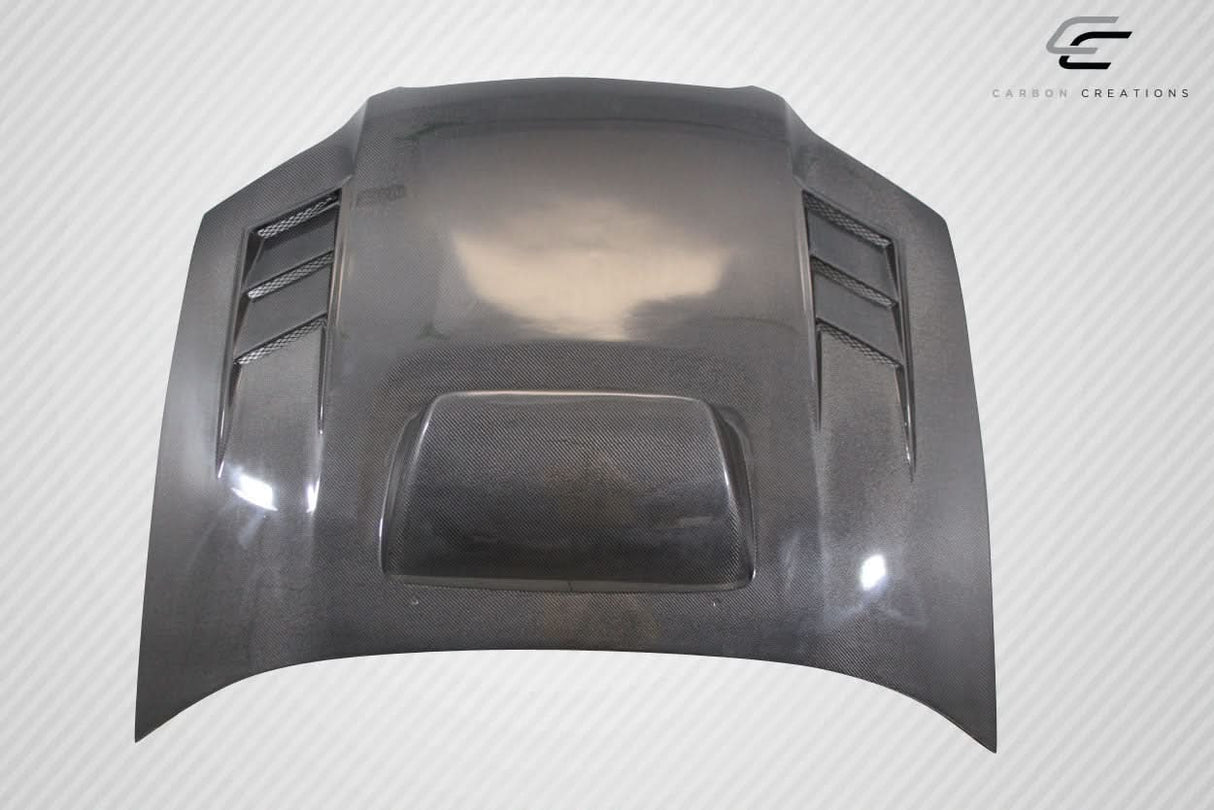 2004-2005 Subaru Impreza WRX STI TS-1 Style Hood - Carbon Fiber