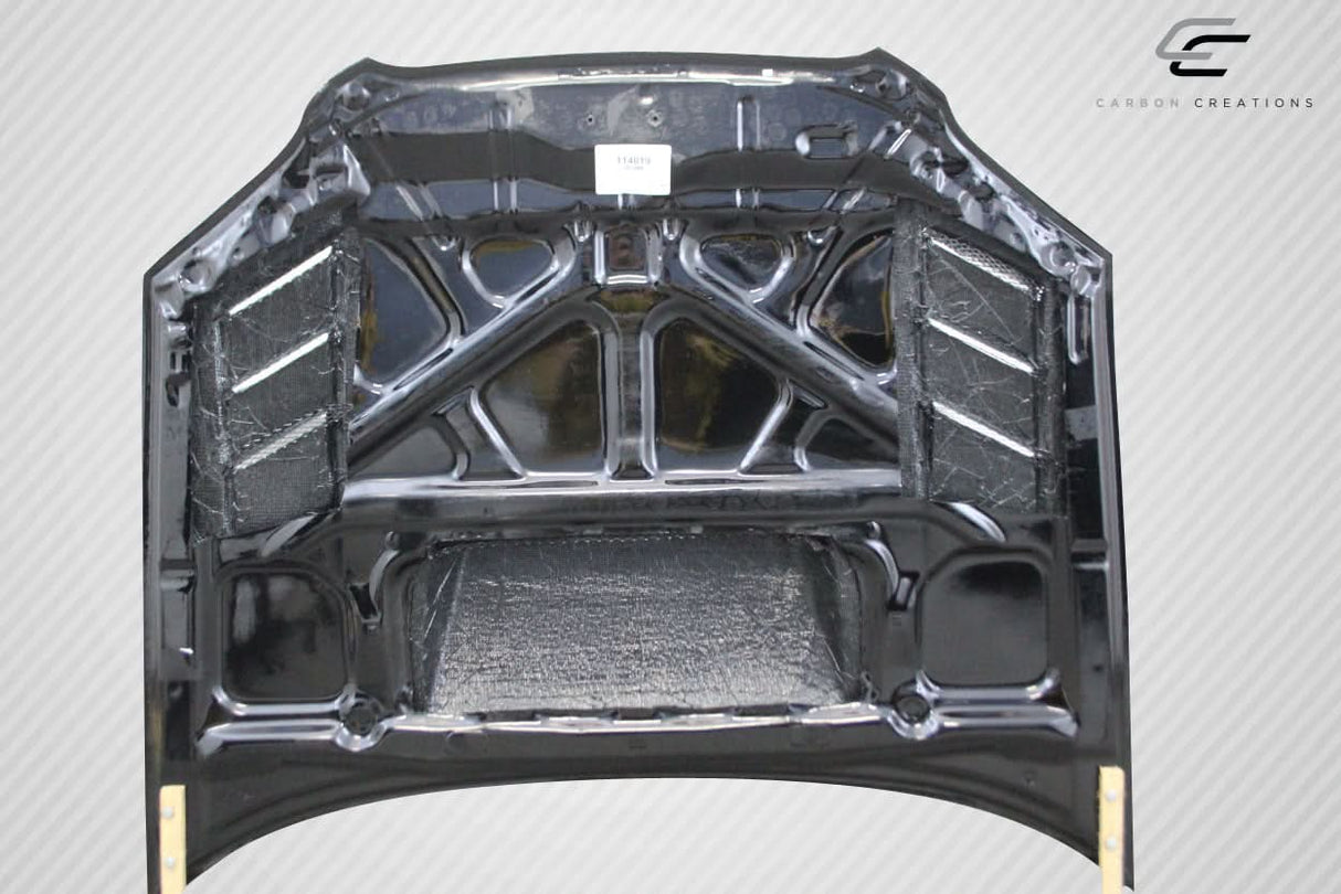 2004-2005 Subaru Impreza WRX STI TS-1 Style Hood - Carbon Fiber