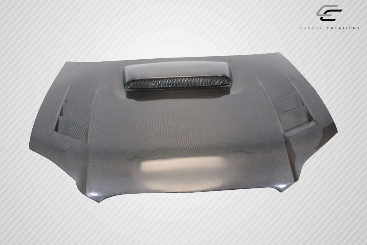 2004-2005 Subaru Impreza WRX STI TS-1 Style Hood - Carbon Fiber