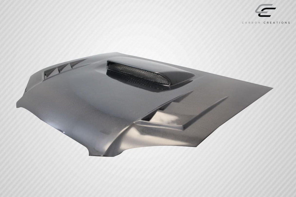 2004-2005 Subaru Impreza WRX STI TS-1 Style Hood - Carbon Fiber