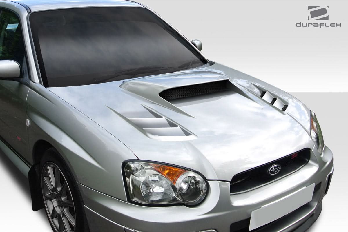 2004-2005 Subaru Impreza WRX STI TS-1 Style Hood - FRP
