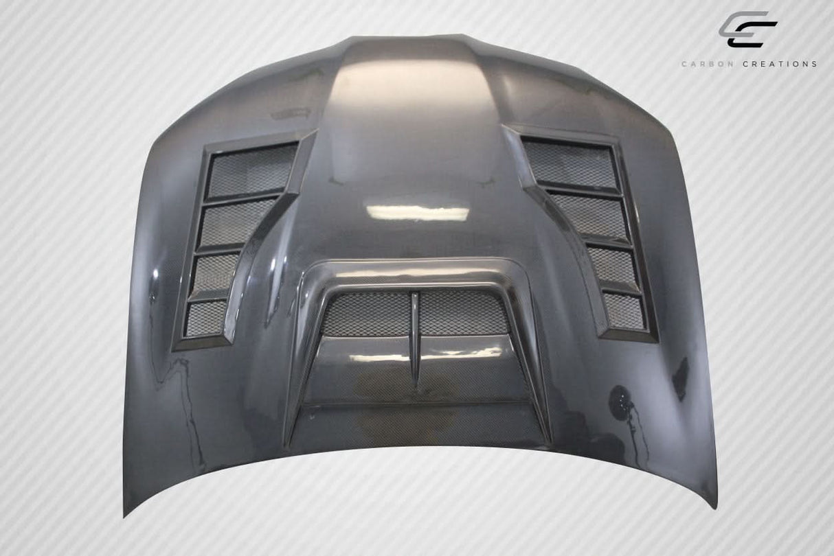 2006-2007 Subaru Impreza WRX STI TS-1 Style Hood - Carbon Fiber