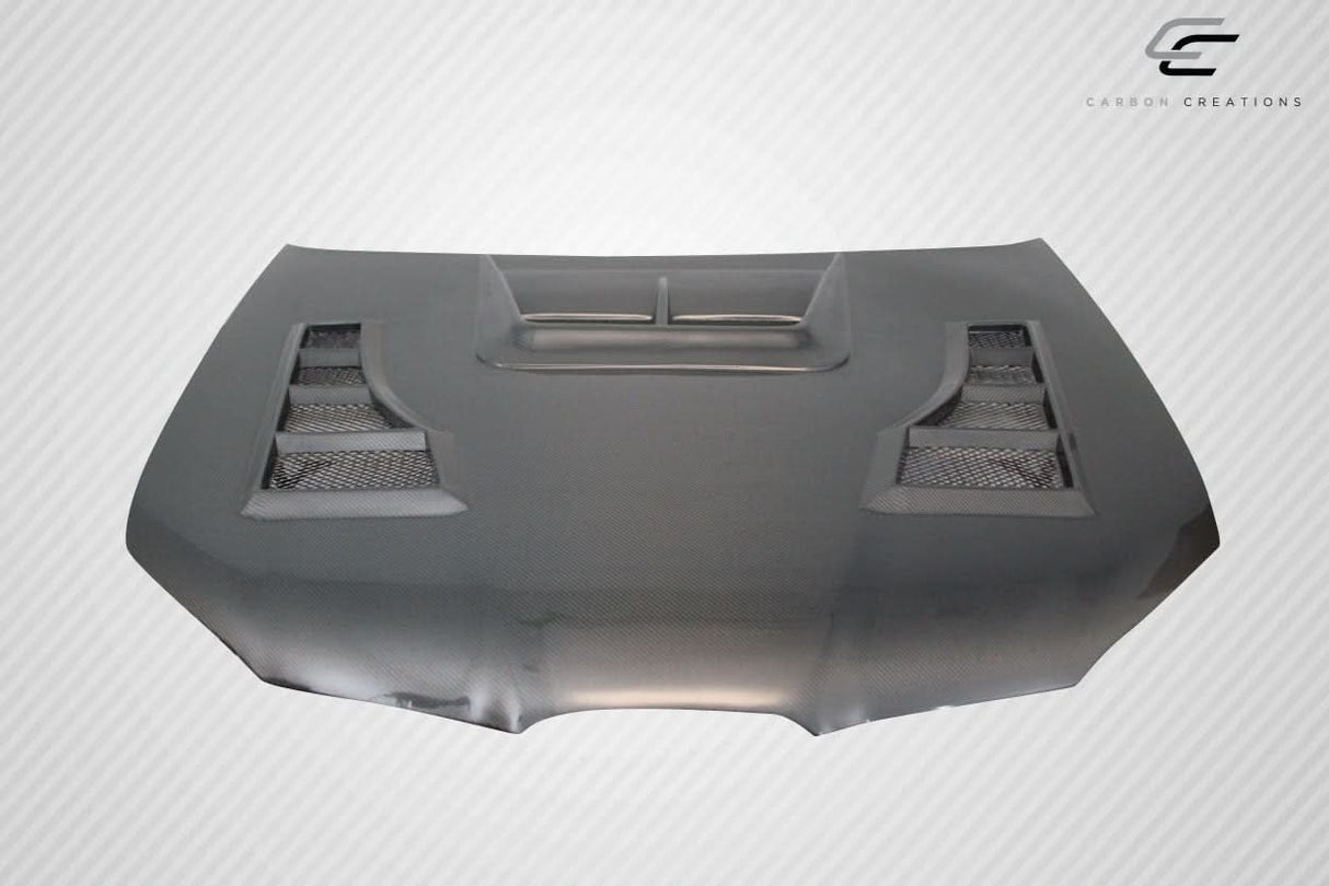 2006-2007 Subaru Impreza WRX STI TS-1 Style Hood - Carbon Fiber