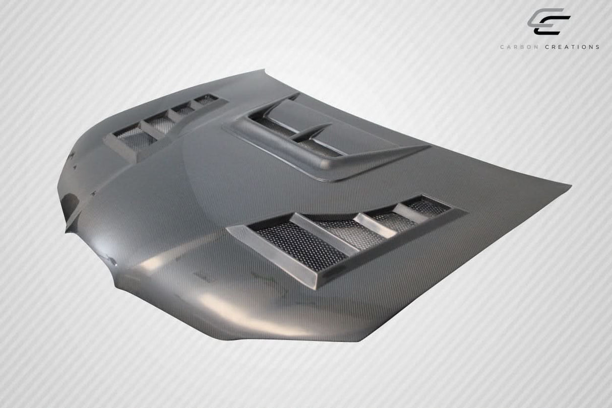2006-2007 Subaru Impreza WRX STI TS-1 Style Hood - Carbon Fiber