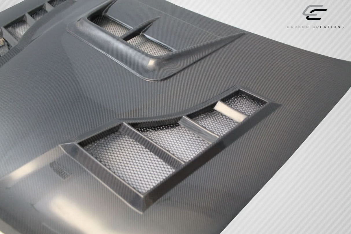 2006-2007 Subaru Impreza WRX STI TS-1 Style Hood - Carbon Fiber