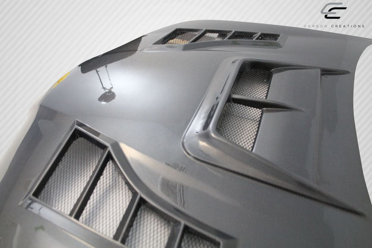 2006-2007 Subaru Impreza WRX STI TS-1 Style Hood - Carbon Fiber