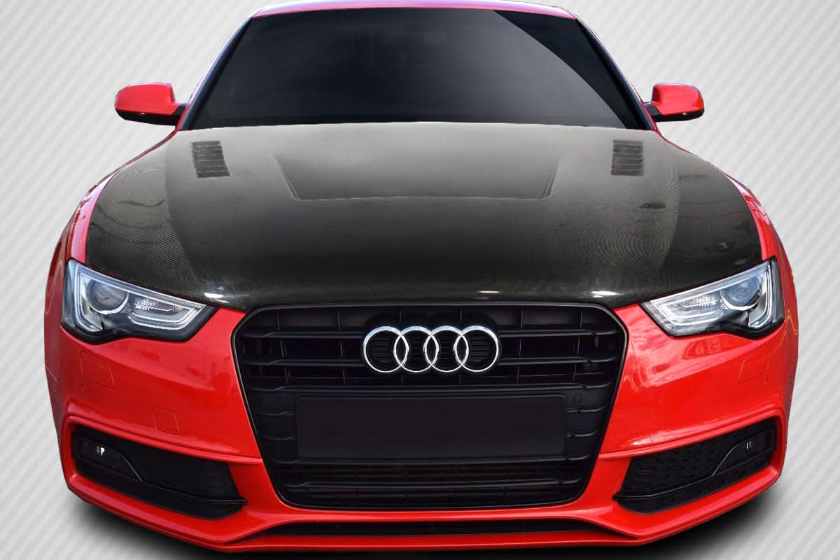 2013-2016 Audi A5 S5 Eros Version 1 Style Hood - Dry Carbon