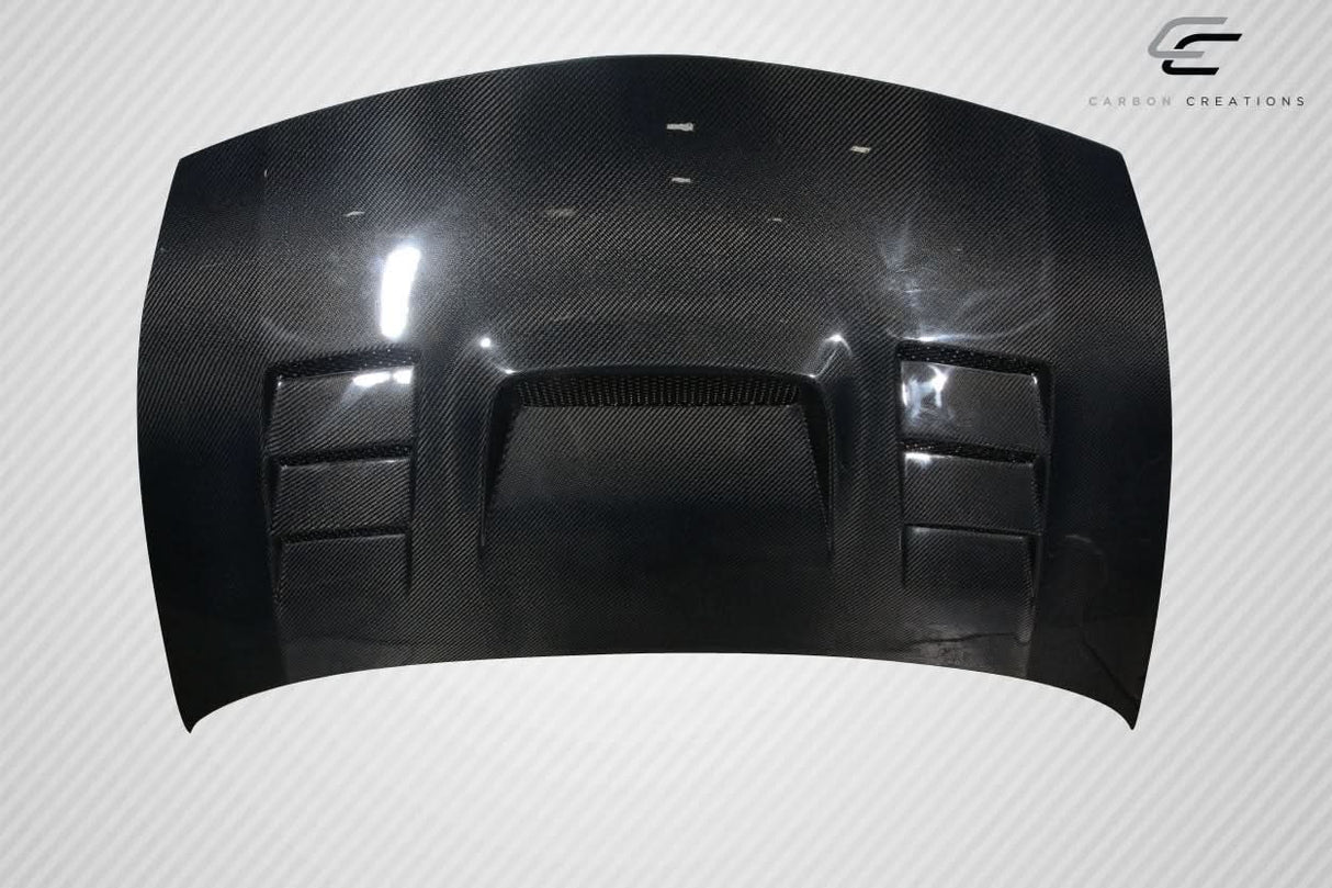 2006-2011 Honda Civic 4DR Supremo Style Hood - Carbon Fiber