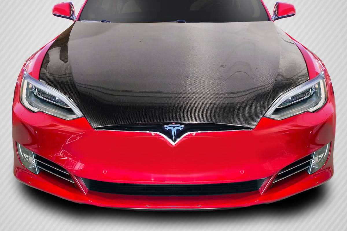 2016.5-2021.5 Tesla Model S DriTech OEM Look Hood - Dry Carbon