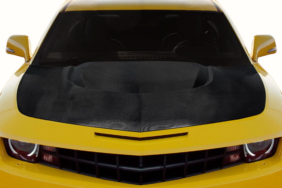 2010-2015 Chevrolet Camaro ZL1 Version 2 Style Hood - Carbon Fiber